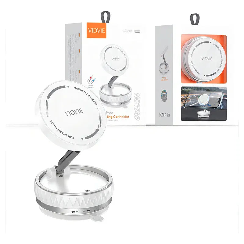 Soportes Universales De Teléfono Para Auto Vidvie Hc1549 Blanco