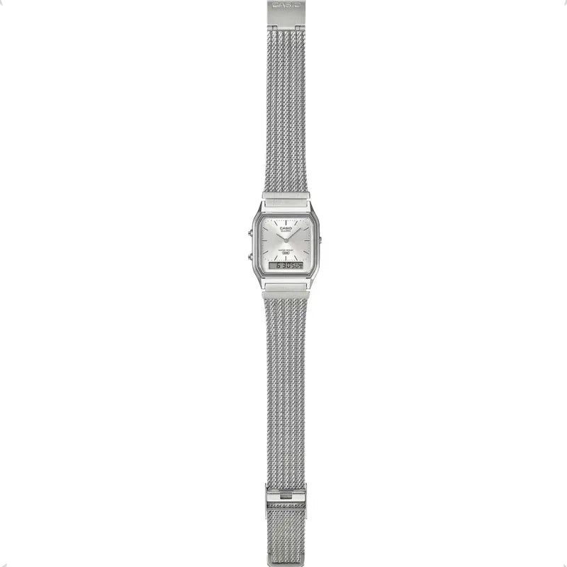 Reloj Casio Vintage Aq-230em-7adf Plateado