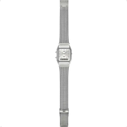 Reloj Casio Vintage Aq-230em-7adf Plateado