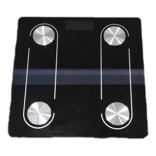 Pesa De Baño Digital Inteligente Bluetooth Color Negro