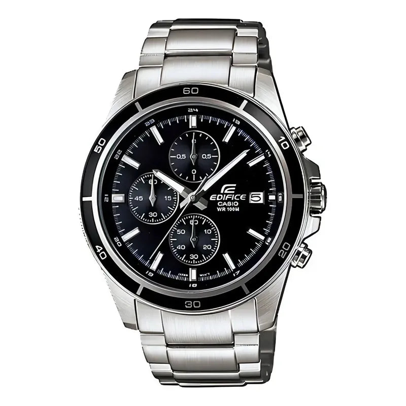 Reloj Hombre Casio Edifice Efr-526d-1a Agente Oficial Caba Gris Negro