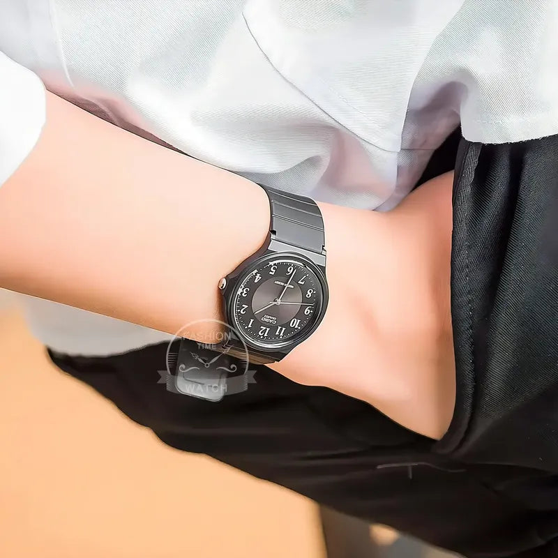 Reloj Pulsera Casio Mq-24-1b3 Con Correa De Resina Color Negro