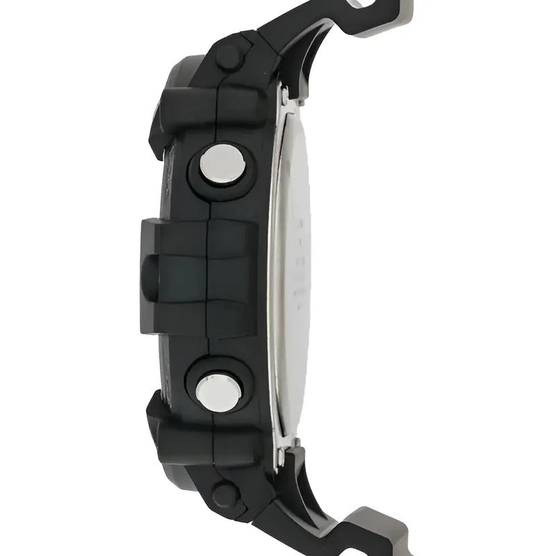 Reloj Pulsera Digital Casio Ae-1500whx-1avd Con Correa De Resina Color Negro - Fondo Gris - Bisel Negro/amarillo