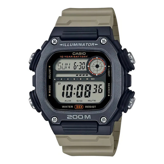 Reloj Casio Hombre Dw-291hx-5av Malla Xl 235mm Beige Negro Gris