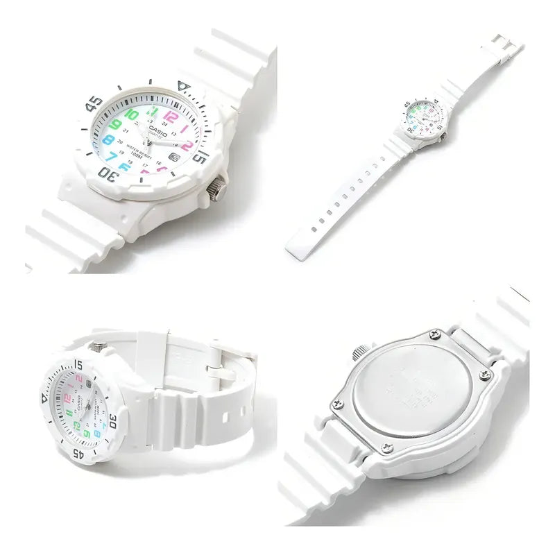 Reloj Casio Dama Lrw-200h-7bvdf Blanco Plateado