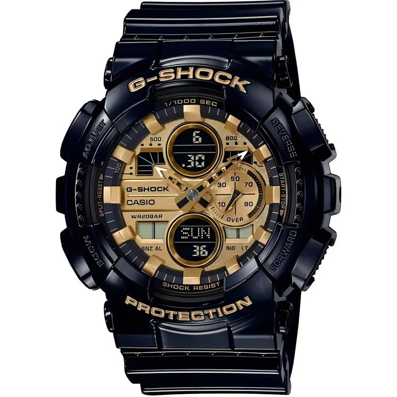 Reloj Casio G-shock Ga-140gb-1a1dr Negro Dorado