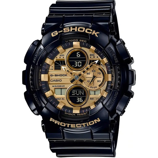 Reloj Casio G-shock Ga-140gb-1a1dr Negro Dorado