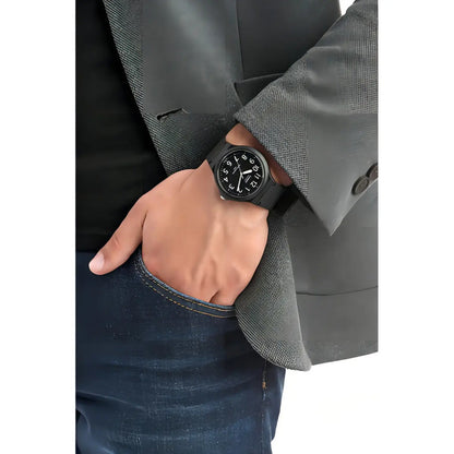 Reloj Casio Analógico Para Hombre Mw-240-1b Con Correa Negra Negro