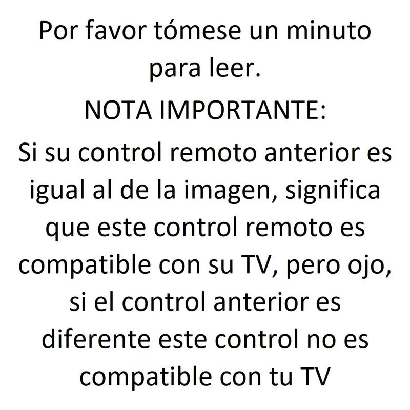 Control Remoto Universal Aoc Smart Tv Botón Netflix Compatible