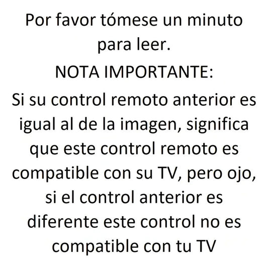 Control Remoto Universal Aoc Smart Tv Botón Netflix Compatible