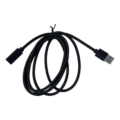 Cable Otg Usb Macho 3.0 A Tipo-c Hembra 1.5mts Tm-200546 Negro