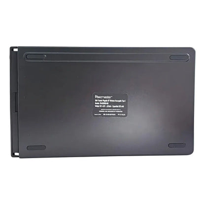 Teclado Plegable Bluetooth Tecmaster Negro Tipo-c Compatible Windows Ios Android Inglés Internacional