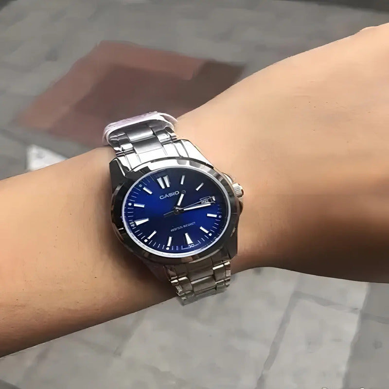 Reloj Casio Ltp-1215a-2a2df Cuarzo Mujer Plateado