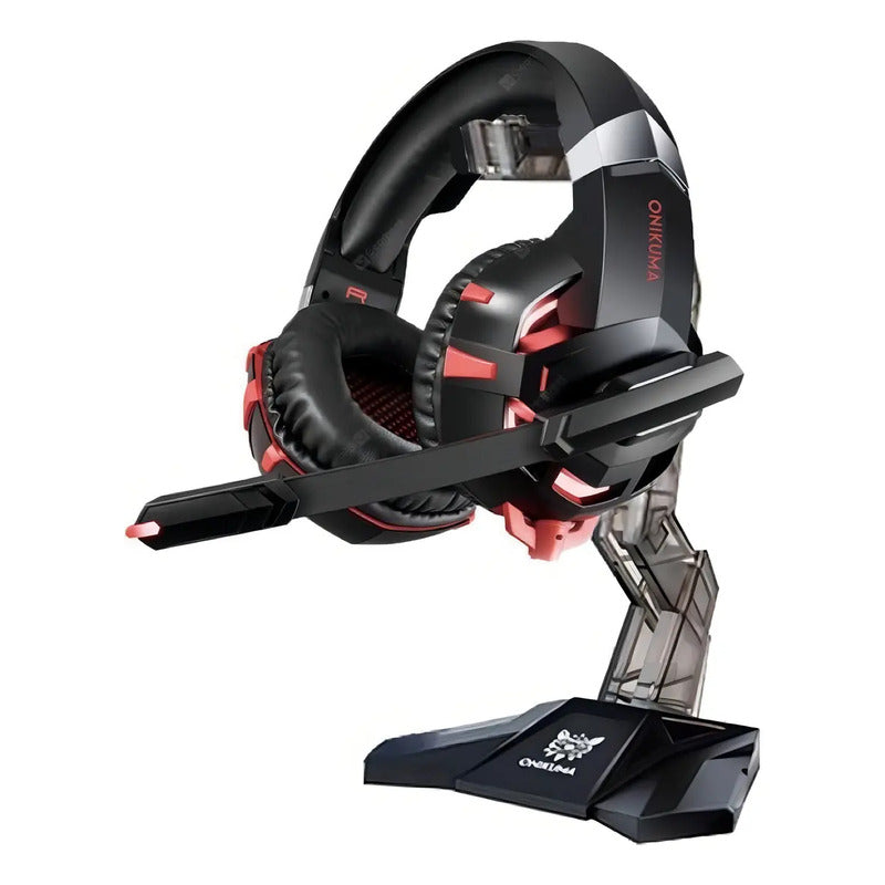 Stand Para Audífonos Gamers Onikuma Color Rojo