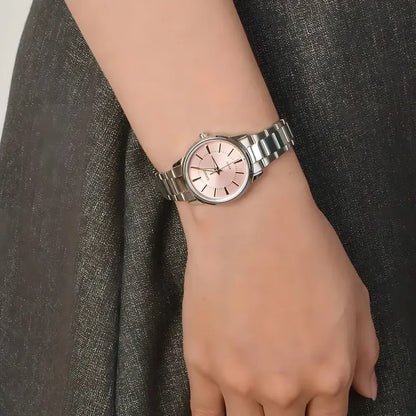 Reloj Casio Dama Ltp-1303d-4avdf Plateado Rosa