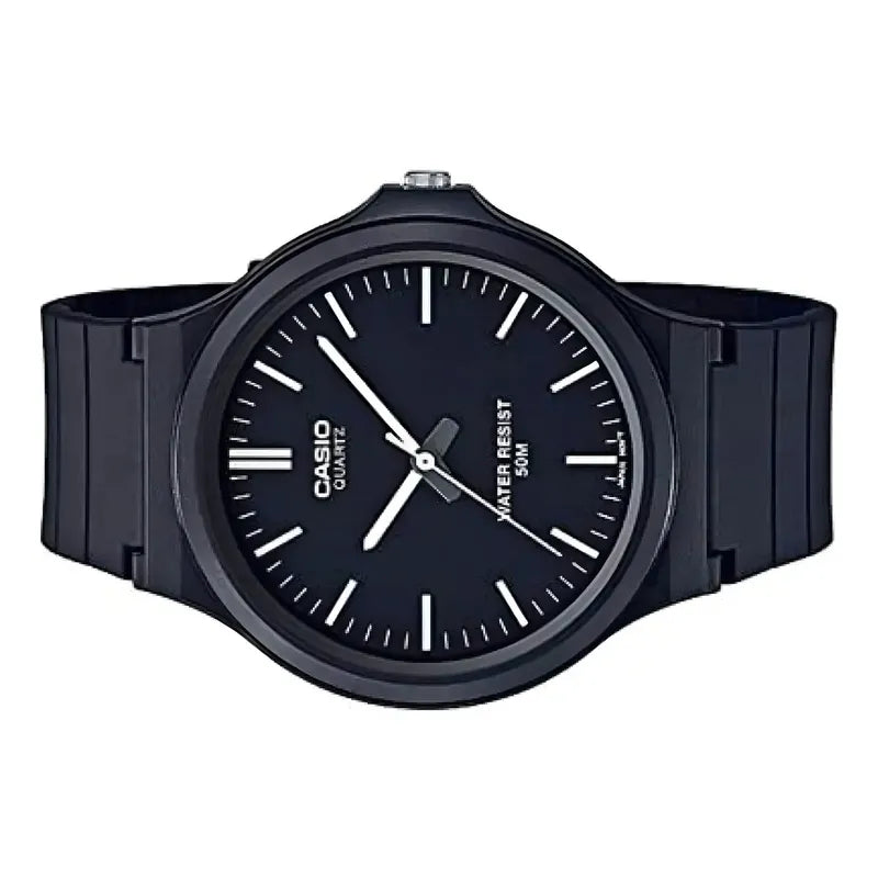 Reloj Pulsera Casio Mw-240-1ev Con Correa De Resina Color Negro