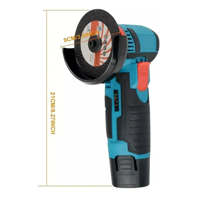Mini Cortadora Amoladora Inalámbrica +2 Baterías 12v