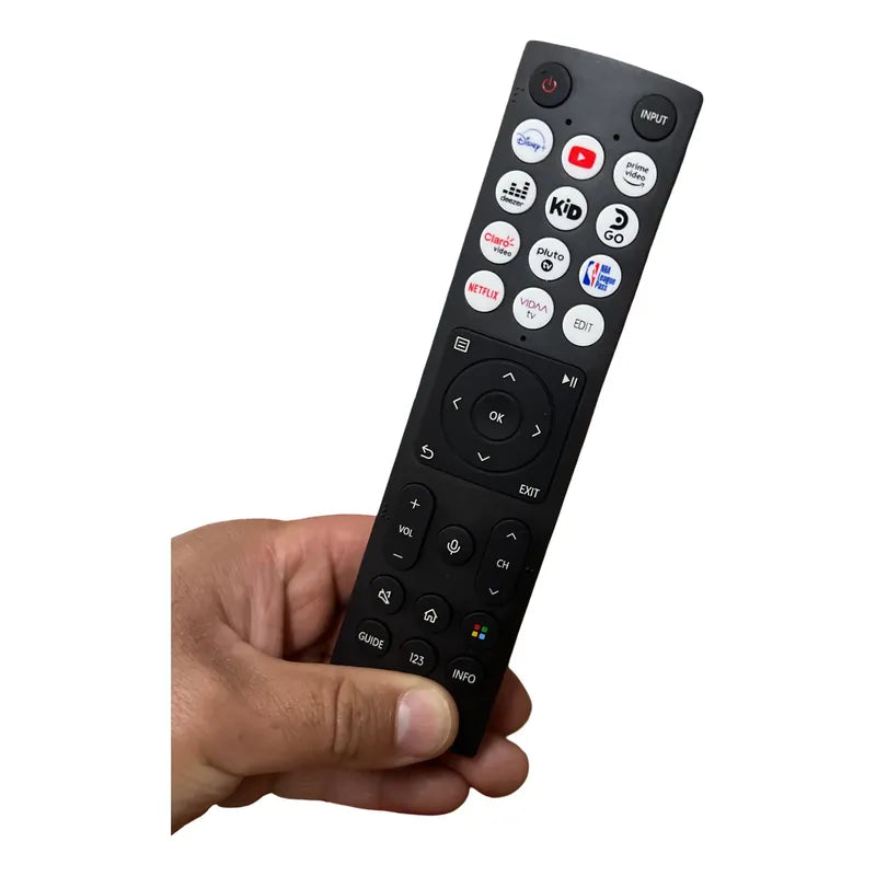 Control Compatible Para Tv Hisense Smart Tv Super Calidad Negro