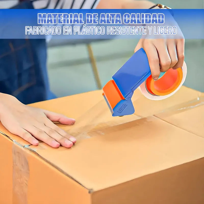 Dispensador De Cinta Cortador De Cinta De Embalaje Dispensad Naranja Con Azul