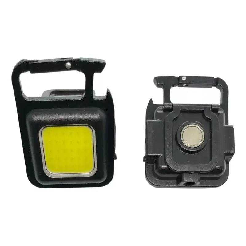 Linterna Led Recargable Usb Potente Iman Llavero Destapador Fría