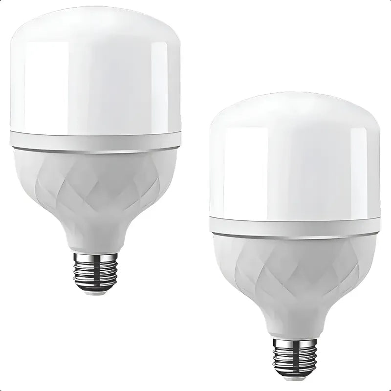 Pack X2 Ampolletas Led Luz Fría E27 Ampolleta Led 50w Blanco Frío