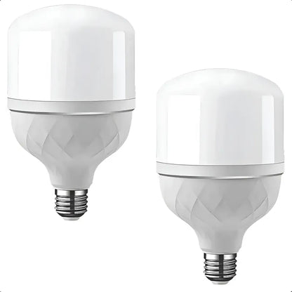 Pack X2 Ampolletas Led Luz Fría E27 Ampolleta Led 50w Blanco Frío