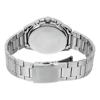 Reloj Casio Hombre Mtp-1375d-1avdf Plateado Negro
