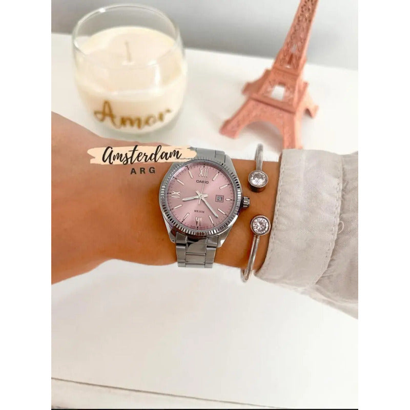 Casio Reloj Ltp-1302dd-4a1vdf Mujer Adultos (cód: 41522156) Plateado Rosa