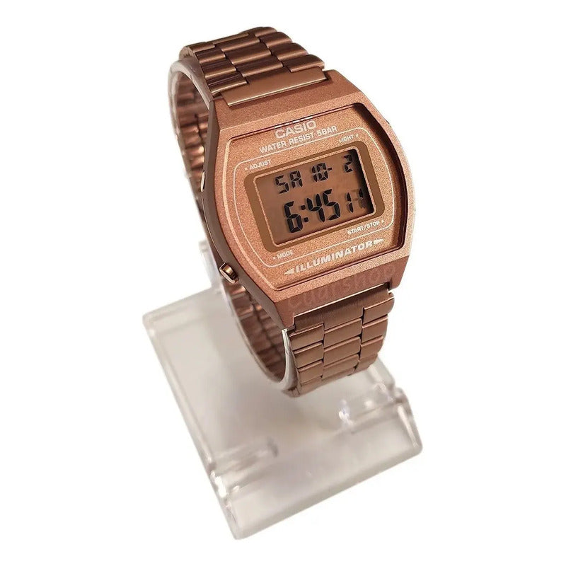 Reloj Casio Vintage B640wc-5avt Unisex Rosa