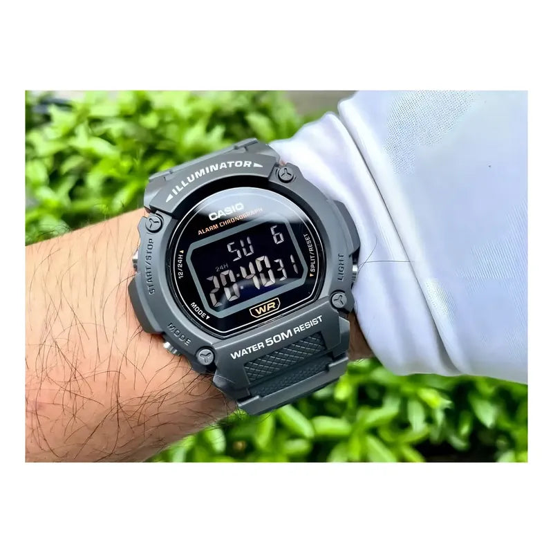 Casio Standard W-219h-8bv Casio Hombre (cód: 24585641) Grafito Negro