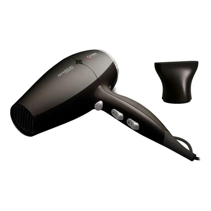 Secador De Pelo Gama Diamond St Bk 220 Ion 2300 Watts Color  Negro