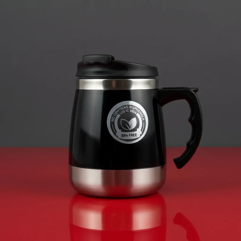 Taza Mug Termico Termo Keep Outdoor 400 Ml Negro