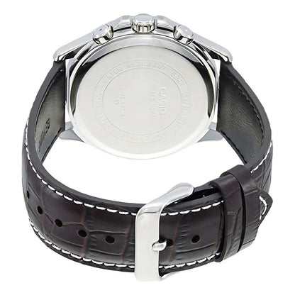 Reloj Casio Mtp1374l-7a1vdf Cuarzo Hombre Color De La Correa Marrón Oscuro