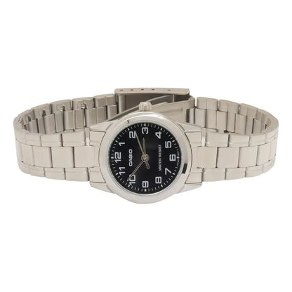 Reloj Casio Mujer Ltp-v001d-1budf Plateado Negro