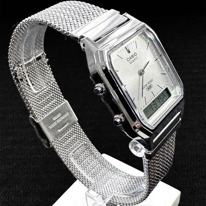 Reloj Casio Vintage Aq-230em-7adf Plateado