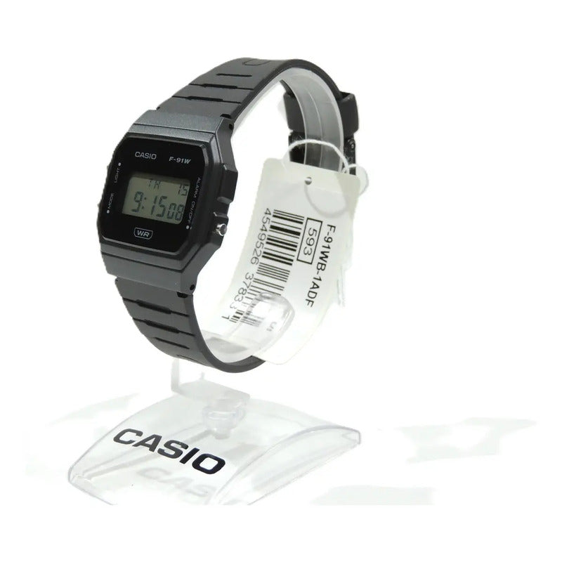 Reloj Casio F-91wb-1adf Cuarzo Unisex Negro Digital