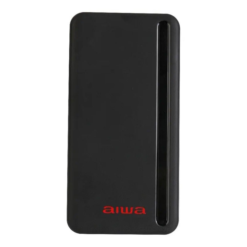 Cargador Portátil Aiwa 10.000 Usb 4 En 1 Universal Paw-230 Color Negro