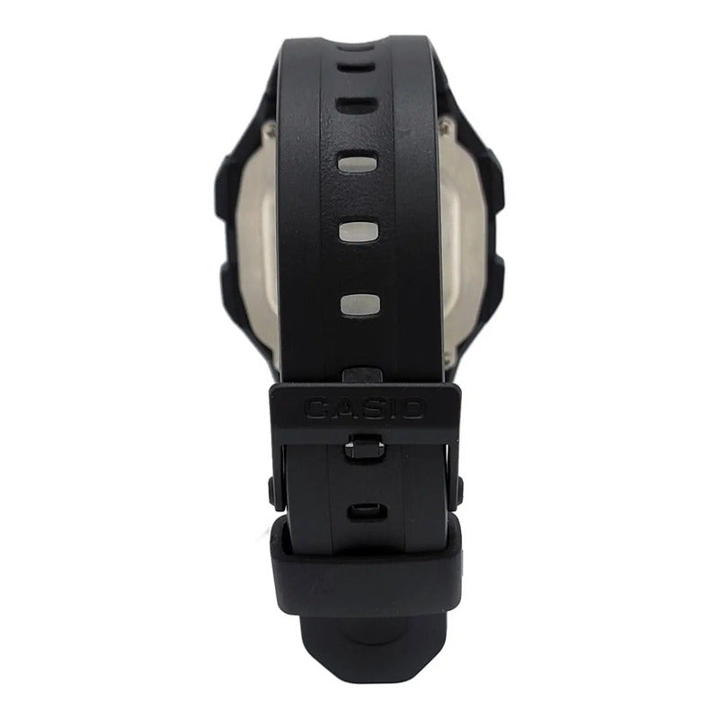 Reloj Casio F-201wa-9a Hombre Vintage Negro Dorado