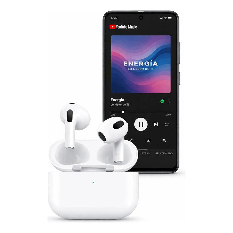Audífonos Inalámbricos Vidvie Bt8001 Semi In Ear Con Bluetooth Y Micrófono Blanco