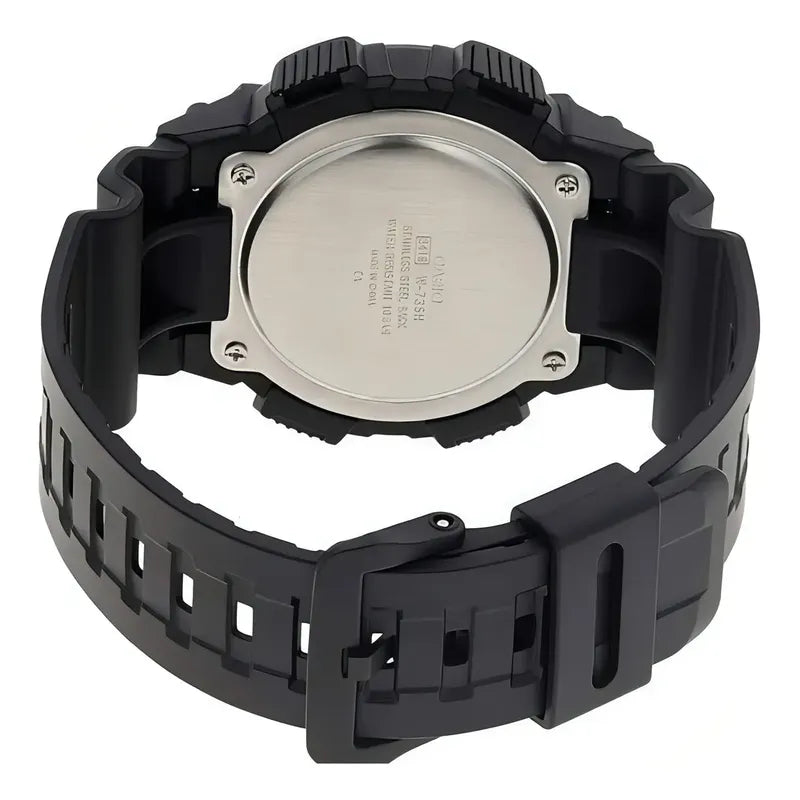 Reloj Casio Modelo: W-735h-1a Negro Sumergible