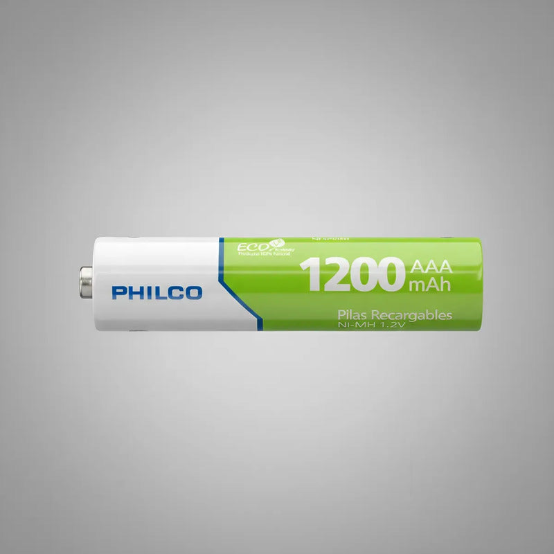 Pilas Tira Recargable Aaa X 5 1200mah Philco