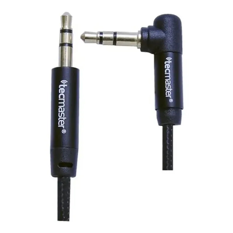 Cable De Audio Auxiliar Trenzado 3.5 Mm 3 Metros Textil Reforzado Calidad De Sonido Premium