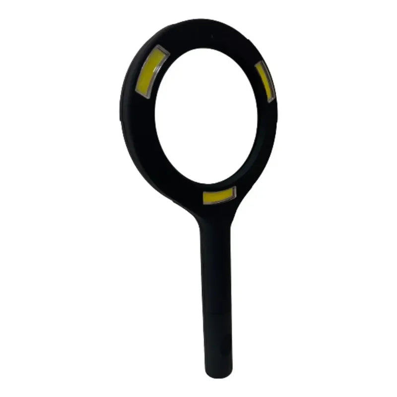 Lupa De Mano Con Luz Led Y Uv 250 Lúmenes Irm 03518 Vidrio 8.5cm 3x