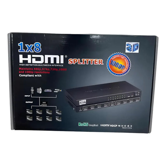 Splitter Hdmi 8 Puertos Genérico 1080i Hdcp