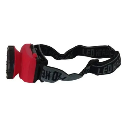 Linterna Frontal De Cabeza A Pila Aaa Bl-838 Rojo