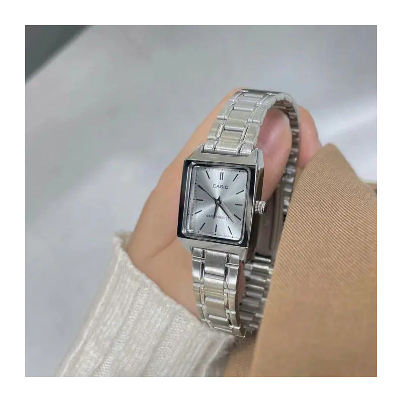 Casio Analógico Ltp-v007 Casio Mujer (cód: 22324133) Plateado