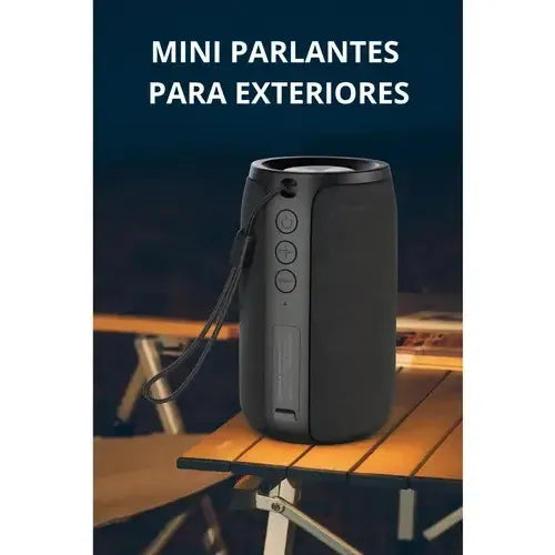 Parlante Altavoz Portátil Bluetooth Inalámbrico Negro Negro