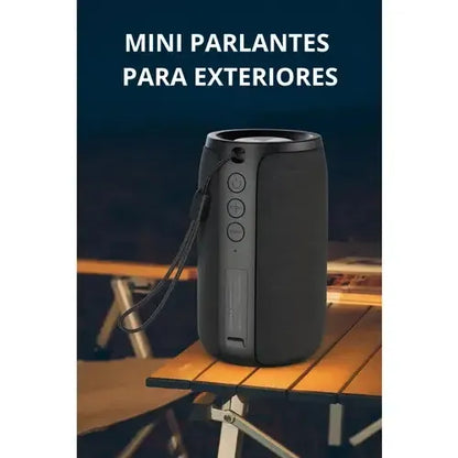 Parlante Altavoz Portátil Bluetooth Inalámbrico Negro Negro