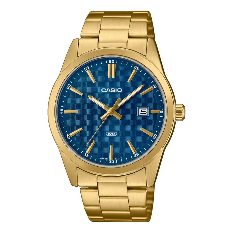 Casio Mtp-vd03g-2audf Hombre Adultos (cód: 37747354) Dorado Azul