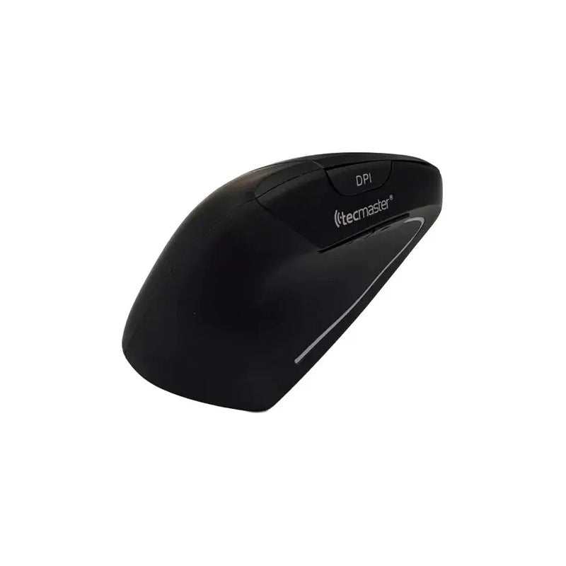 Mouse Inalambrico Tecmaster Vertical Para Zurdos Tm-100566 Negro